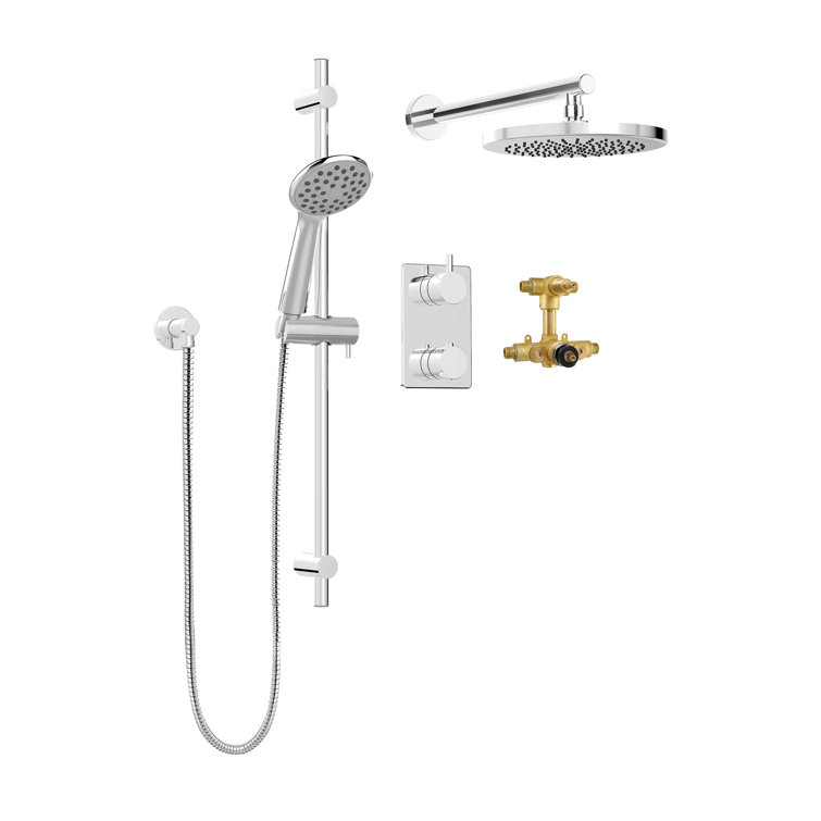 Keeney Manufacturing Company Thermostatic Complete Shower System with